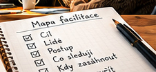 Mapa facilitace v zápisníku