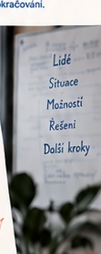 Plánování dalších kroků na tabuli